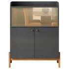 Balcão Buffet Vidro Reflecta 3 Portas Cloe Cimol