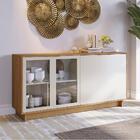 Balcão Buffet Vitoria 4 Portas Freijó/off White - Colibri