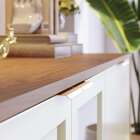 Balcão Buffet Vitoria 4 Portas Freijó/off White - Colibri