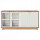 Balcão Buffet Vitoria 4 Portas Freijó/off White - Colibri