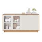 Balcão Buffet Vitoria 4 Portas Freijó/off White - Colibri