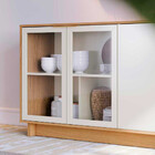 Balcão Buffet Vitoria 4 Portas Freijó/off White - Colibri