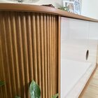 Balcão Buffet Vivaldi 2 Portas Ripado Cinamomo/off White - Ar