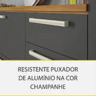 Balcão Burguesa Premium 1 Porta 1 Gaveta 80 Cm