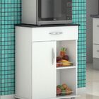 Balcão C/ Fruteira Cozinha Base Preta