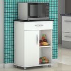 Balcão C/ Fruteira Cozinha Base Preta