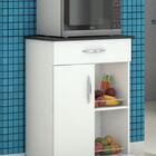 Balcão C/ Fruteira Cozinha Base Preta