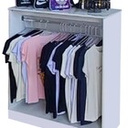 Balcão Cabideiro Arara Pendurar Roupas Loja Closed Carol