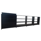 Balcão Caixa + 3 Expositores Lojas E Comércios Preto - Suprem