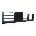 Balcão Caixa + 3 Expositores Lojas E Comércios Preto - Suprem