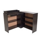 Balcão Caixa + Recepção 100% Mdf Preto - Suprema Móveis