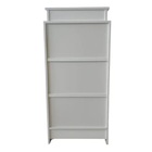 Balcão Caixa Com Gaveta Lojas E Comércios 100% Mdf Branco Des