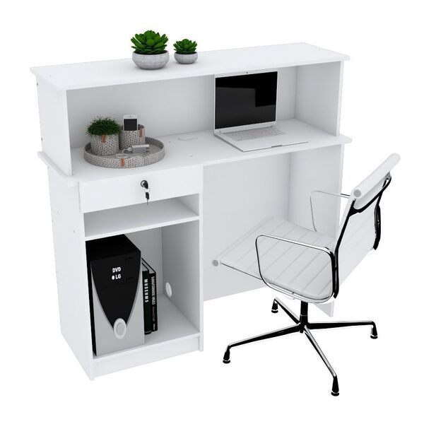 Balcão Caixa Com Gaveta Para Atendimento M345.b