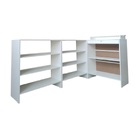 Balcão Caixa E Vitrine 100% Mdf Branco - Suprema Móveis
