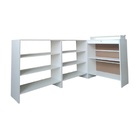 Balcão Caixa E Vitrine 100% Mdf Branco - Suprema Móveis