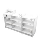Balcão Caixa Loja 100% Mdf M131.2021.b (expositor Duplo)