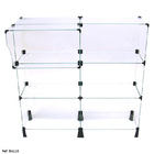 Balcão Caixa Modulado Em Vidro - 1,00 X 1,00 X 0,30