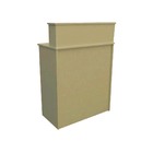 Balcão Caixa Natural Em Mdf [f031]