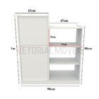 Balcão Caixa Vitrine (prateleira  Pet  Loja  Expositor  Atend