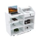 Balcão Caixa Vitrine Com Gaveta E Rodinhas M441.b (loja) 100%