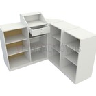 Balcão Caixa Vitrine M2 Fechado 100% Mdf Loja Pet