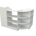 Balcão Caixa Vitrine Modular M1(pet  Expositor  Atendimento