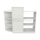 Balcão Caixa Vitrine Modular M1(pet  Expositor  Atendimento