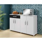 Balcão Campinas 04 Portas Arte Móveis Branco