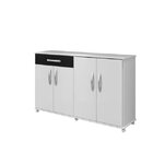 Balcão Campinas 04 Portas Arte Móveis Branco