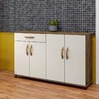 Balcão Campinas 04 Portas Arte Móveis Ipê/off