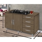 Balcão Canada Amêndoa – Passe Bem Móveis