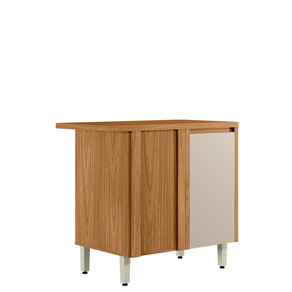 Balcão Canto 90cm Michelangelo/matisse/dali Com Tampo Linea B