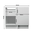 Balcão Canto Cozinha Sevilha Branco