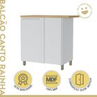 Balcão Canto Direita Esquerda 1 Porta Rainha 92x52cm  100% Md