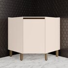 Balcão Canto Oblíquo 1 Porta 79cm Connect Off White