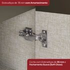 Balcão Canto Oblíquo 1 Porta Com Tampo 100% Mdf Aurora Espres
