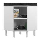 Balcao Canto Obliquo Em Mdf Kali Premium 12222x21 Nicioli