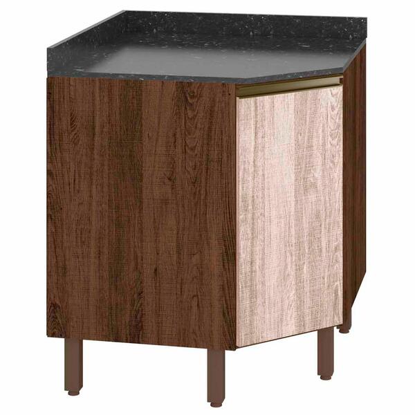 Balcao Canto Obliquo Em Mdf Kali Premium 12222x21 Nicioli