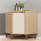 Balcão Canto Oblíquo Karine Móveis Sul