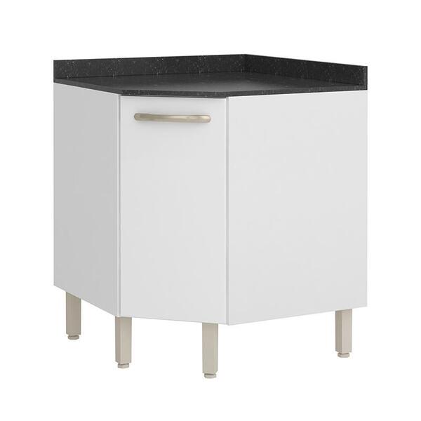 Balcão Canto Oblíquo Loá Com Tampo Mdp - Nicioli