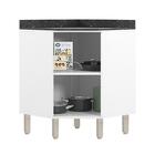 Balcão Canto Oblíquo Loá Com Tampo Mdp - Nicioli