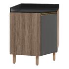 Balcao Canto Obliquo Tampo Mdf Kali 12222 Nicioli