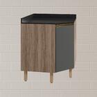 Balcao Canto Obliquo Tampo Mdf Kali 12222 Nicioli