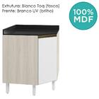Balcao Canto Obliquo Tampo Mdf Kali 12222 Nicioli