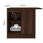 Balcao Canto Reto 1 Porta Com Tampo 95cm 12533 Unna Pln