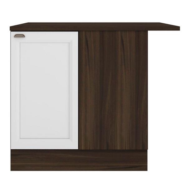 Balcao Canto Reto 1 Porta Com Tampo 95cm 12533 Unna Pln