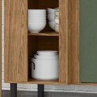 Balcão Canto Reto 1 Porta De Abrir Toscana Freijó/jade - Mx M