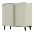 Balcão Canto Reto 1 Porta Essência Henn Areia