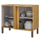 Balcão Canto Reto 1 Porta Verace Marrocos/ Off-white - Mx Móv