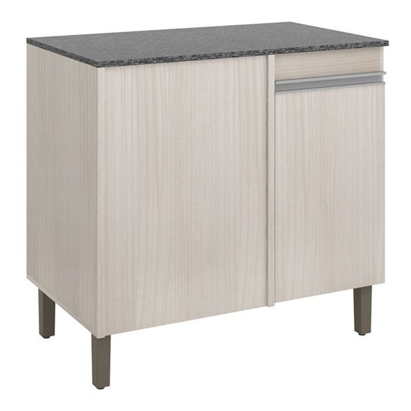 Balcão Canto Reto Avelã PT Móveis 90 Cm